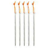 Highlander Dart Aluminium Tent Pegs - 16cm/6" - Pack of 5 - on white background