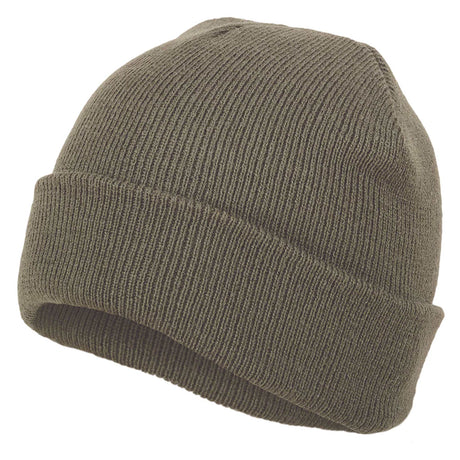 Highlander Deluxe Watch Cap in Ranger Green from the front on white background