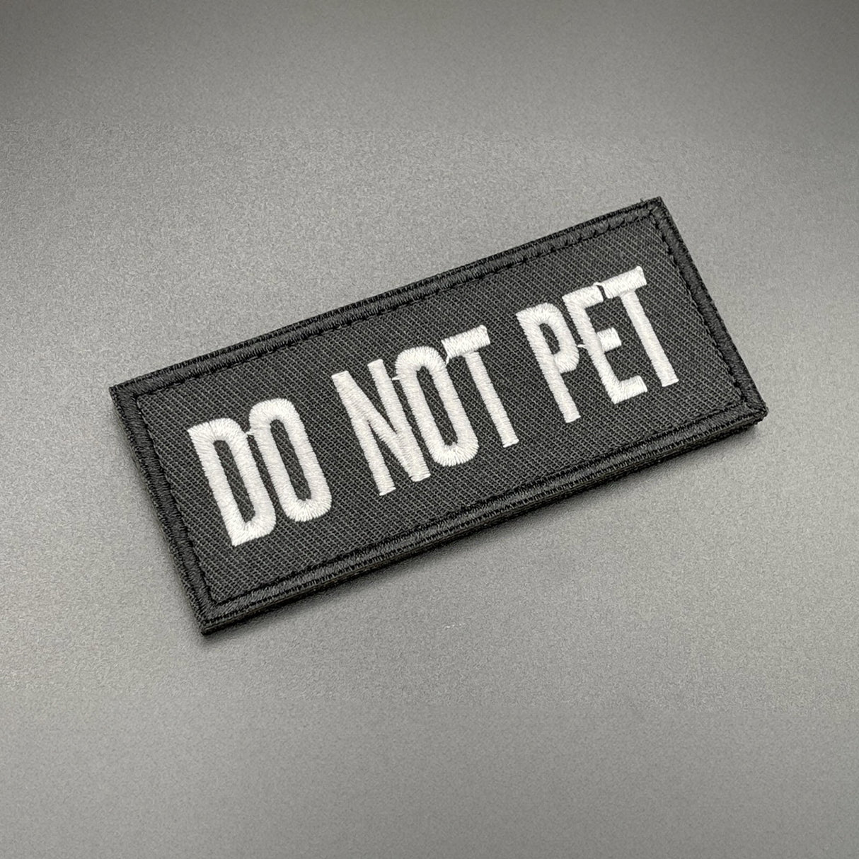 Do Not Pet Patch Black, Hook & Loop, 9cm | Task Outdoor