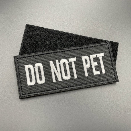 Do Not Pet Patch Black, Hook & Loop, 9cm | Task Outdoor