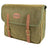 Jack Pyke Duotex Dog Bag in green from the front angle with the flap buckled shut