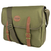 Jack Pyke Dog Bag in Green, front three-quarter view with the shoulder strap across the bag