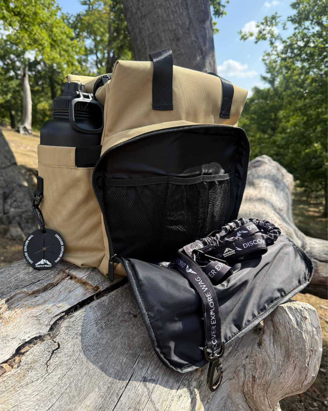 Fido's Trails Dog Weekender Travel Bag | Insulated Food Bag Set