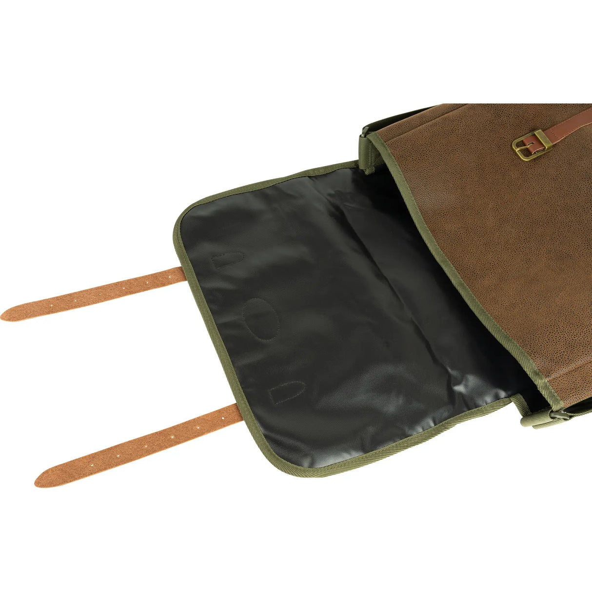 Jack Pyke Doutex Dog Bag - Brown main compartment open
