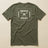 Drone Pilot Double Sided T-Shirt in Military Green, laid flat, back view