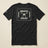 Drone Pilot Double Sided T-Shirt in Vintage Black, laid flat, back view