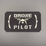 Drone Pilot Patch Black: Laser Cut, Glow in the Dark | Task Outdoor