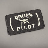 Drone Pilot Patch Black: Laser Cut, Glow in the Dark | Task Outdoor