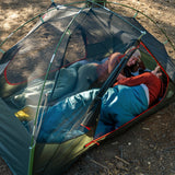 Kelty Wireless 2P Tent - Dill Black Forest interior in use