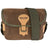 Jack Pyke Duotex Cartridge Bag - Brown front angle with buckle