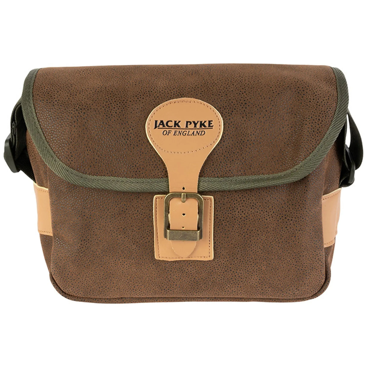 Jack Pyke Duotex Cartridge Bag - Brown front flat view