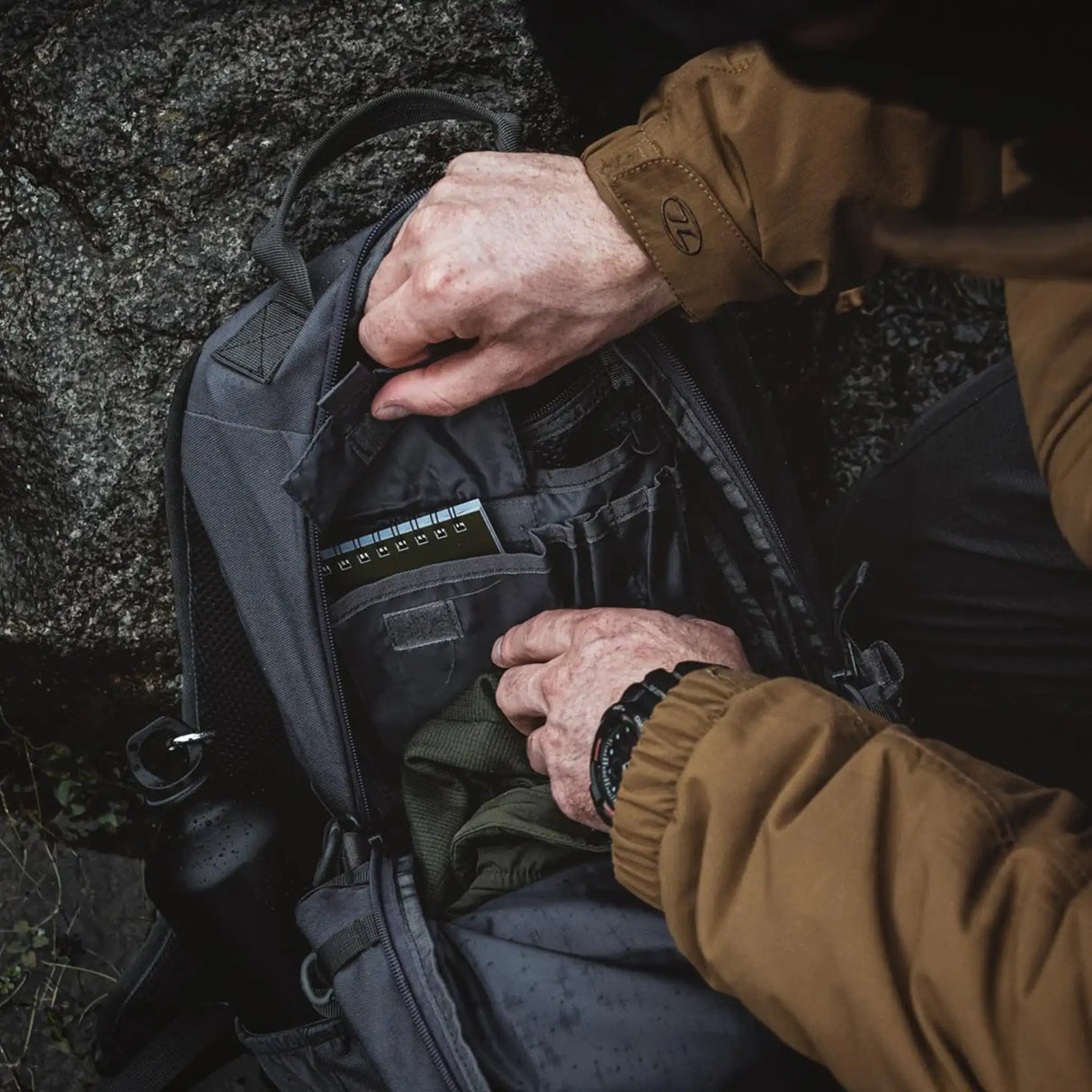 Highlander Eagle 1 Rucksack in grey for field use