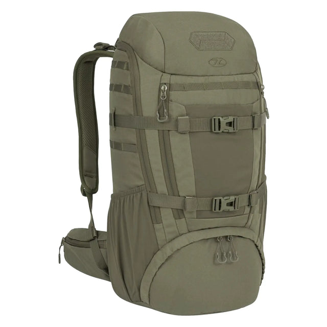 Highlander Eagle 3 Rucksack from the front left in ranger green