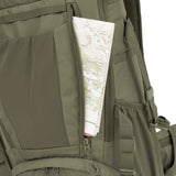 Highlander Eagle 3 Rucksack front document pocket in ranger green