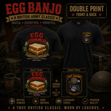 Egg Banjo Army Classic Double Print T-Shirt - Design