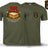 Egg Banjo Army Classic Double Print T-Shirt - Olive Green