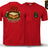 Egg Banjo Army Classic Double Print T-Shirt - Red