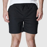 Elwood Men's Elastic Basic Short - Black colourway front