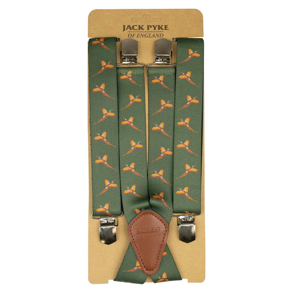 Jack Pyke Elasticated Braces with Pheasants