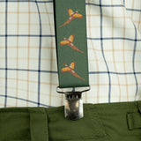 Jack Pyke Elasticated Braces with Pheasants