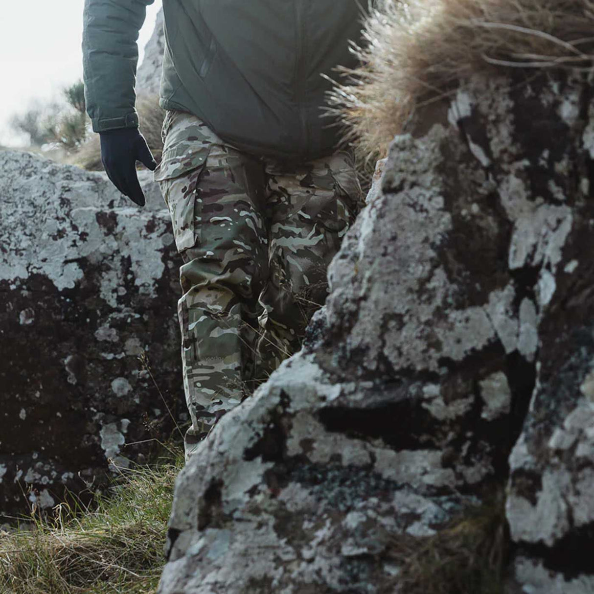 Highlander Elite Ripstop Trousers HMTC Camo | Task Outdoor