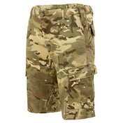 Highlander Elite Combat Shorts in HMTC - angled side view showing cargo pocket detail