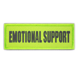 Emotional Support Dog Harness Patch, Hi Vis Yellow, 11cm | Task Outdoor