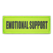 Emotional Support Dog Harness Patch, Hi Vis Yellow, 11cm 