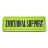 Emotional Support Dog Harness Patch, Hi Vis Yellow, 11cm | Task Outdoor