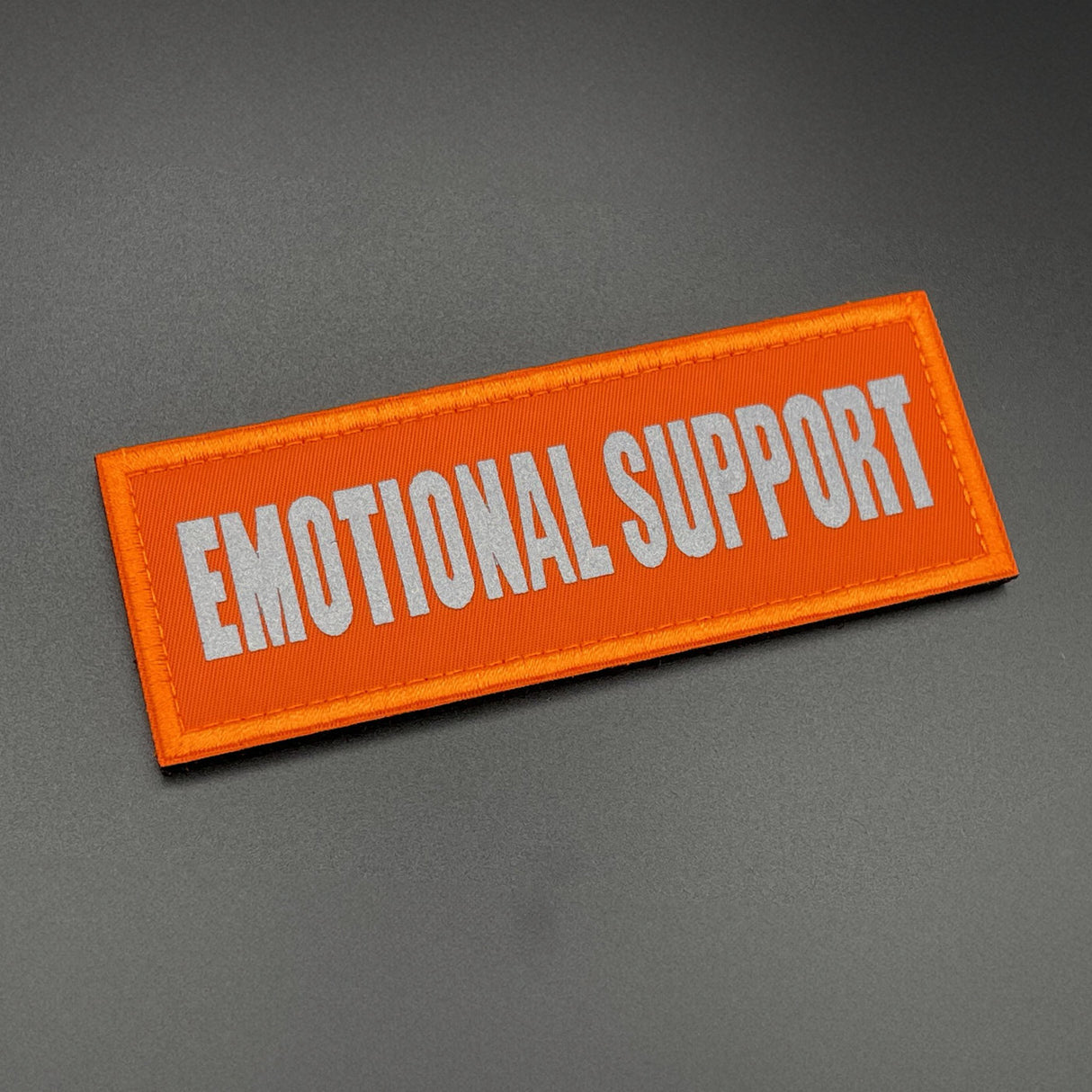 Emotional Support Dog Harness Patch, Hi Vis Orange, 11cm | Task Outdoor