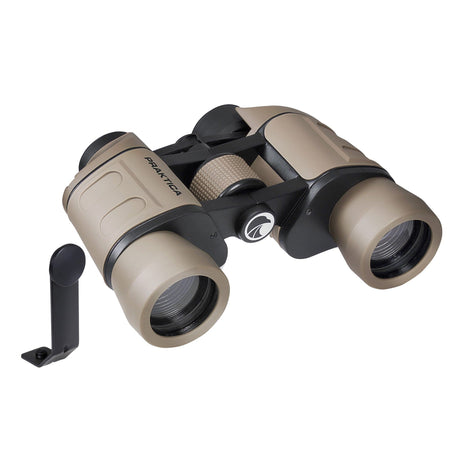 Praktica Falcon 8x40mm Wide Angle Porro Prism Field Binoculars with Tripod Mount in Sand from above