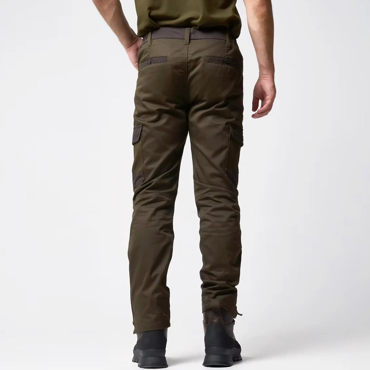 Jack Pyke Fieldman Cargo Trousers from the back on white background