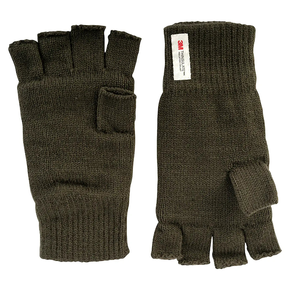 Jack Pyke Fingerless Mitts Olive Green | Task Outdoor