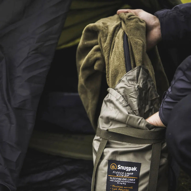 Snugpak Fleece Insulating Sleeping Bag Liner with Zip Lifestyle 