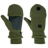 Jack Pyke Fleece Shooters Mitts Olive Green | Task Outdoor