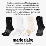 hipSwan Flow Crew Grip Socks