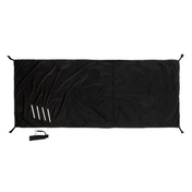 Snugpak Ionosphere Tent Footprint laid flat with its stakes and stuff sack alongside