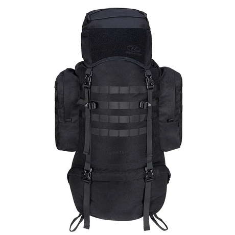 Highlander Forces Elite Rucksack 66L Black Front | Task Outdoor