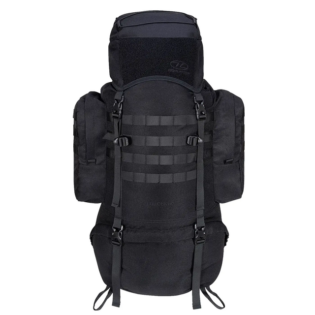 Highlander Forces Elite Rucksack 66L Black Front | Task Outdoor