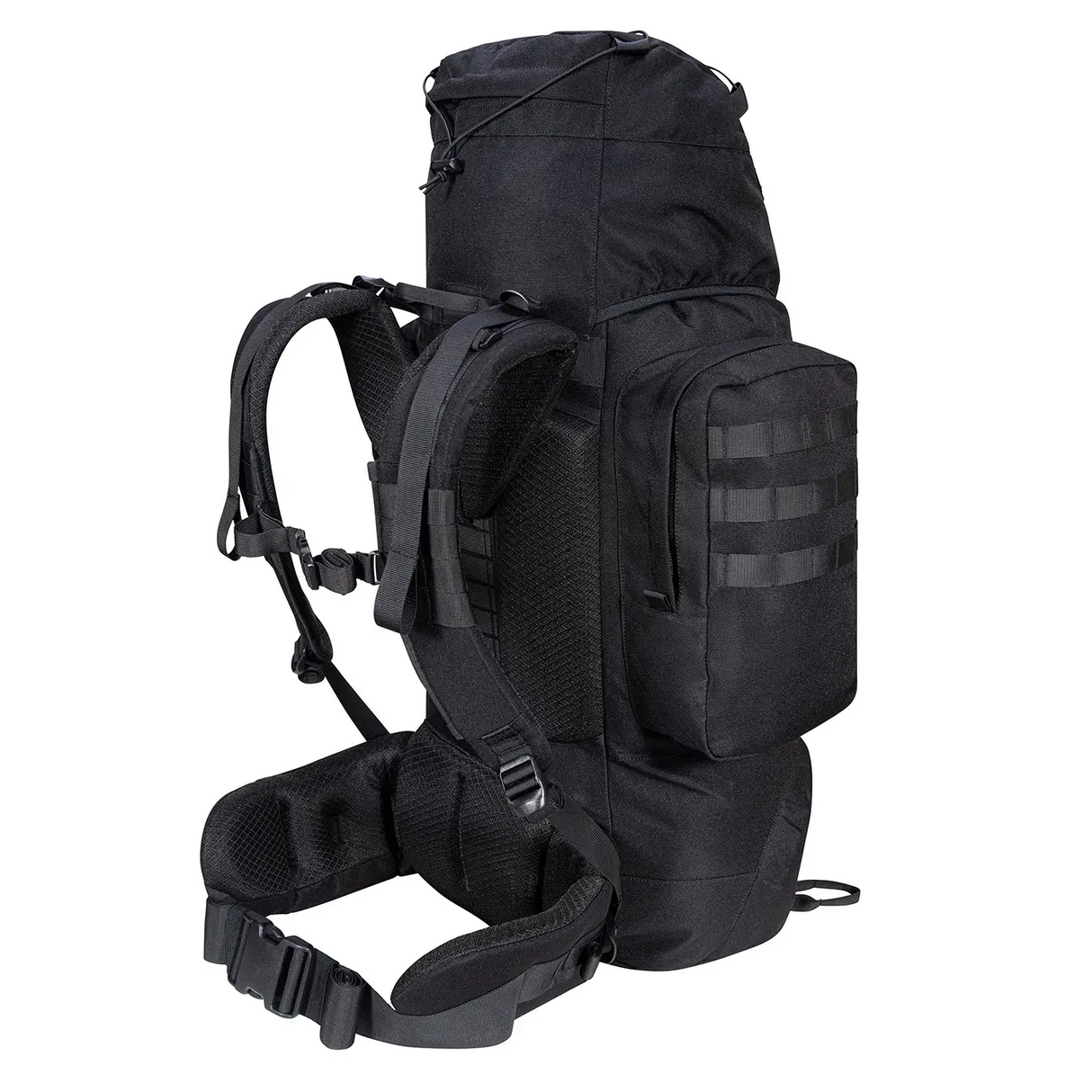 Highlander Forces Elite Rucksack 66L Black Rear Left | Task Outdoor