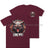 Formidable Force 'Lone Wolf' Double Printed T-Shirt - Maroon