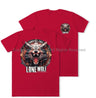 Formidable Force 'Lone Wolf' Double Printed T-Shirt - Red