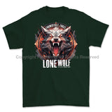 Formidable Force 'Lone Wolf' Printed T-Shirt - Commando Green