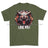 Formidable Force 'Lone Wolf' Printed T-Shirt - Military Green