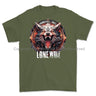 Formidable Force 'Lone Wolf' Printed T-Shirt - Military Green