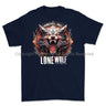 Formidable Force 'Lone Wolf' Printed T-Shirt - Navy Blue