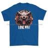 Formidable Force 'Lone Wolf' Printed T-Shirt - Royal Blue