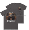 Formidable Force 'Team Grizzly' Double Printed T-Shirt - Charcoal