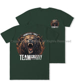 Formidable Force 'Team Grizzly' Double Printed T-Shirt - Commando Green
