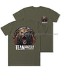 Formidable Force 'Team Grizzly' Double Printed T-Shirt - Military Green